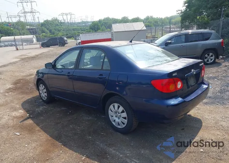 2003 Toyota Corolla Le z USA, uszkodzony, nr VIN 2T1BR38E53C159171